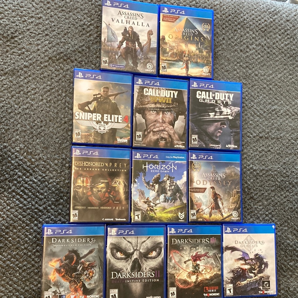 Refer to new listings of individually sold PS4 Game(s) 🖤🎮